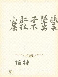 小肚子坠胀想拉屎拉不出来怎么回事