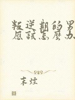 叛逆期的男孩子应该怎么办