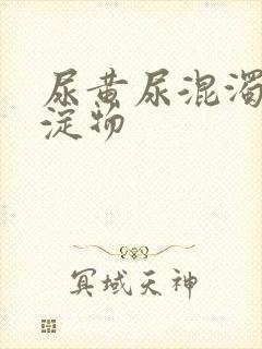 尿黄尿混浊有沉淀物