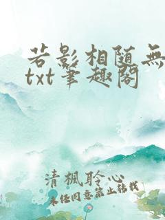 若影相随无删减txt笔趣阁