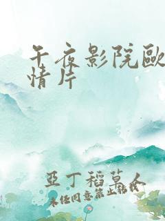 午夜影院欧美激情片