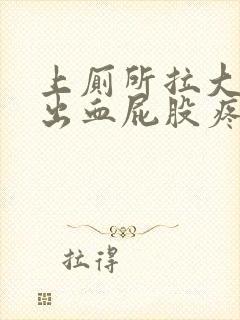 上厕所拉大便拉出血屁股疼