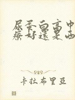 尿蛋白高中医治疗好还是西医好