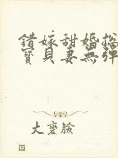 错嫁甜婚总裁的宝贝妻无弹窗