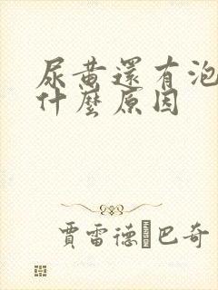 尿黄还有泡沫是什么原因