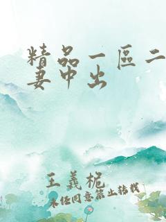 精品一区二区人妻中出