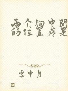 两个胸中间上面的位置疼是怎么回事