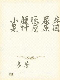 小腹胀尿疼尿频是什么原因