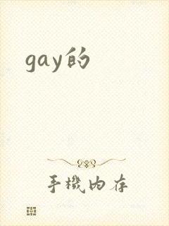 gay的