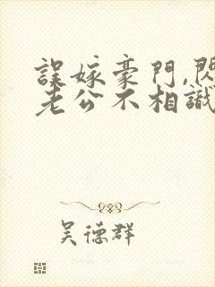 误嫁豪门,闪婚老公不相识 完本