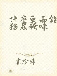 什么东西能去除猫尿骚味