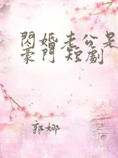 闪婚老公是超级豪门 短剧