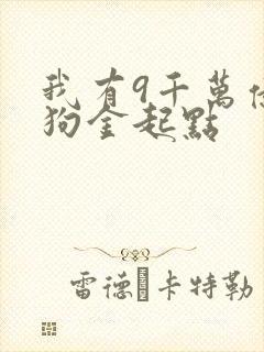 我有9千万亿舔狗金起点