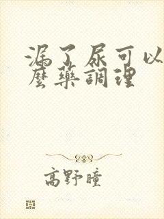 漏了尿可以吃什么药调理