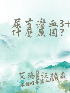 尿有潜血3+是什么原因?