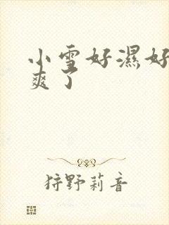 小雪好湿好紧太爽了