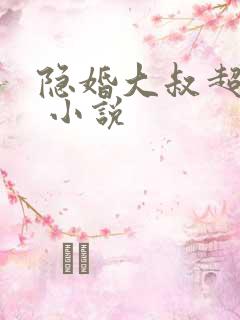 隐婚大叔超暖甜 小说