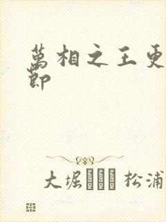 万相之王更新章节