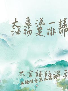 大鼻涕一样的分泌物是排卵期吗