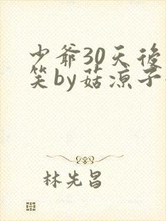 少爷30天后会笑by菇凉子全文免费阅读