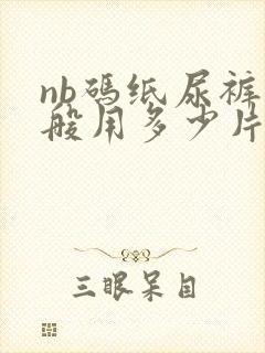 nb码纸尿裤一般用多少片