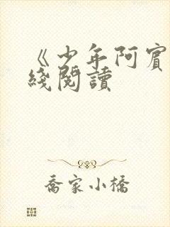 《少年阿宾》在线阅读