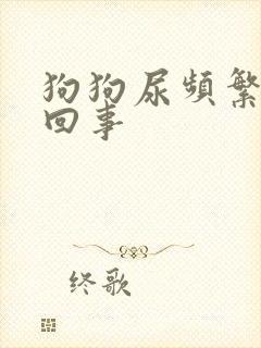 狗狗尿频繁怎么回事