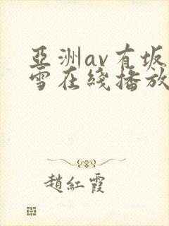 亚洲av有坂深雪在线播放