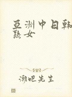 亚洲中日韩黑丝熟女