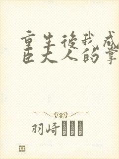 重生后我成了权臣大人的掌中娇