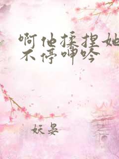 啊他揉捏她两乳不停呻吟