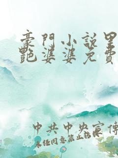 豪门小说里的美艳婆婆免费阅读