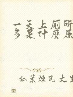 一天上厕所次数多是什么原因