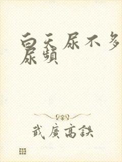 白天尿不多晚上尿频