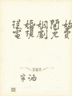 从婚姻开始恋爱电视剧免费观看全集