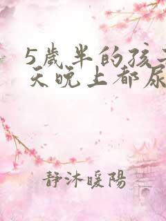 5岁半的孩子每天晚上都尿床是什么问题