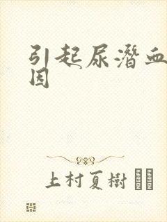 引起尿潜血的原因