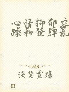 心情抑郁容易烦躁和发脾气是什么回事