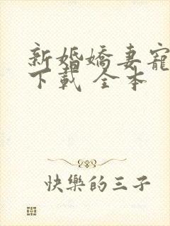 新婚娇妻宠上瘾下载 全本