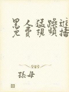 黑人猛躁进女人免费视频播放