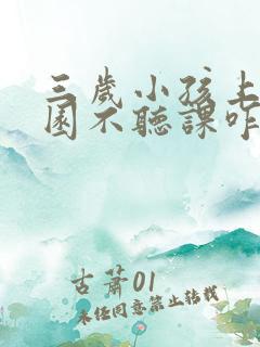 三岁小孩上幼儿园不听课咋办