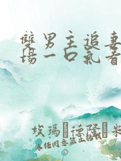 双男主追妻火葬场一口气看完