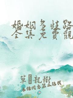 婚姻多歧路短剧全集免费观看