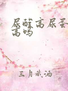 尿酸高尿蛋白就高吗