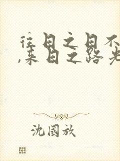往日之日不可追,来日之路光明灿烂