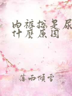 内裤总是尿湿是什么原因