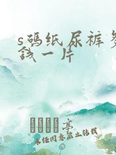 s码纸尿裤多少钱一片