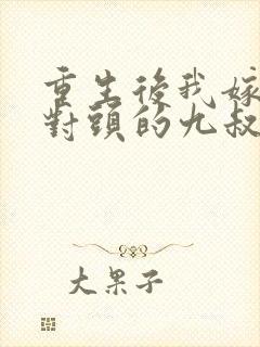 重生后我嫁给死对头的九叔