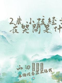 2岁小孩经常半夜哭闹是什么原因