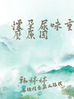 怀孕尿味重是什么原因